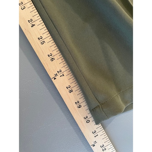 Madewell Pull On Utility Pants Green Faded Ivy Cargo Wide Leg Straight Sz 8 Work - Picture 14 of 14